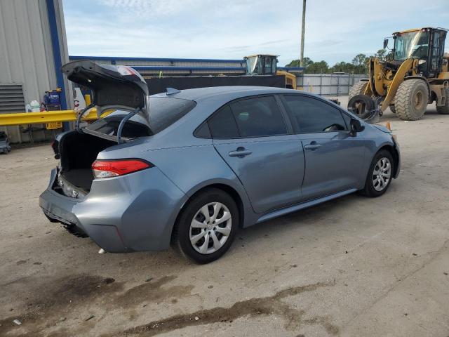 5YFEPMAE2MP176448 - 2021 TOYOTA COROLLA LE BLUE photo 3