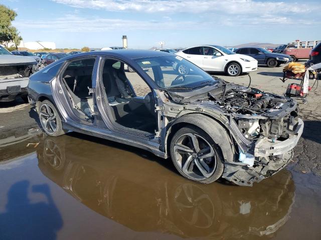 1HGCV1F35JA233147 - 2018 HONDA ACCORD SPORT GRAY photo 4