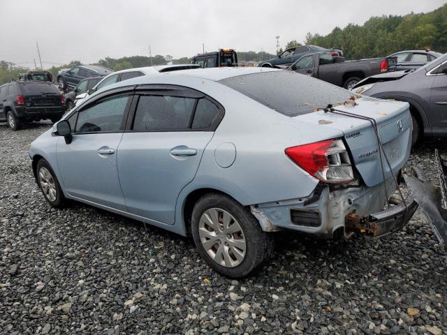 2HGFB2F5XCH599462 - 2012 HONDA CIVIC LX BLUE photo 2