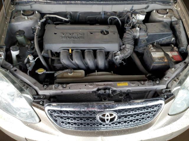 1NXBR32E87Z889377 - 2007 TOYOTA COROLLA CE TAN photo 11