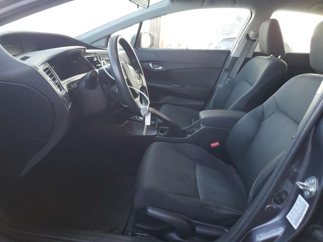 19XFB2F50FE295667 - 2015 HONDA CIVIC LX Сұр фото 7