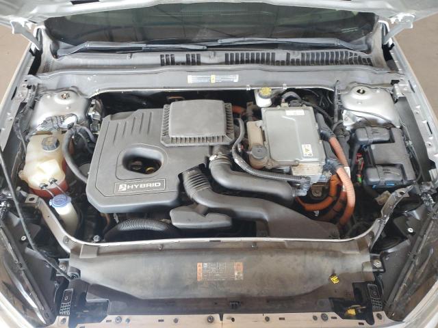 3FA6P0LU0KR174339 - 2019 FORD FUSION SE SILVER photo 11