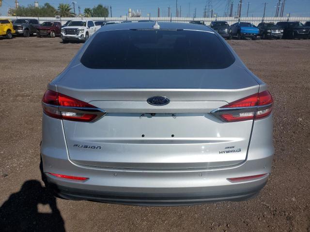 3FA6P0LU0KR174339 - 2019 FORD FUSION SE SILVER photo 6