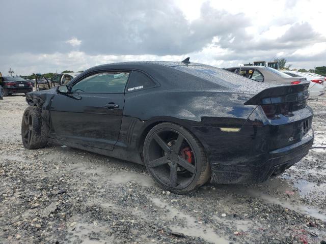2G1FA1E38D9174600 - 2013 CHEVROLET CAMARO LS BLACK photo 2
