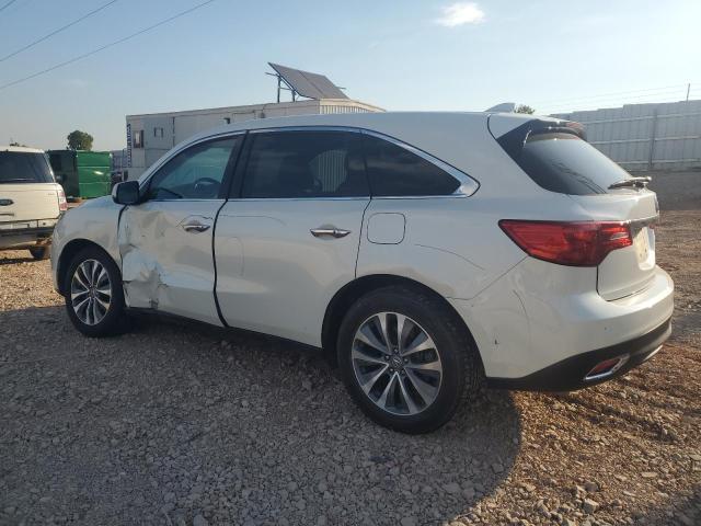 5FRYD4H64GB026389 - 2016 ACURA MDX TECHNOLOGY WHITE photo 2