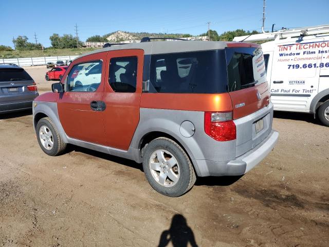 5J6YH18523L000645 - 2003 HONDA ELEMENT EX ORANGE photo 2