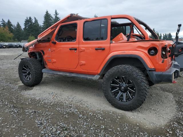 1C4HJXEN9LW178441 - 2020 JEEP WRANGLER UNLIMITED SAHARA ORANGE photo 2