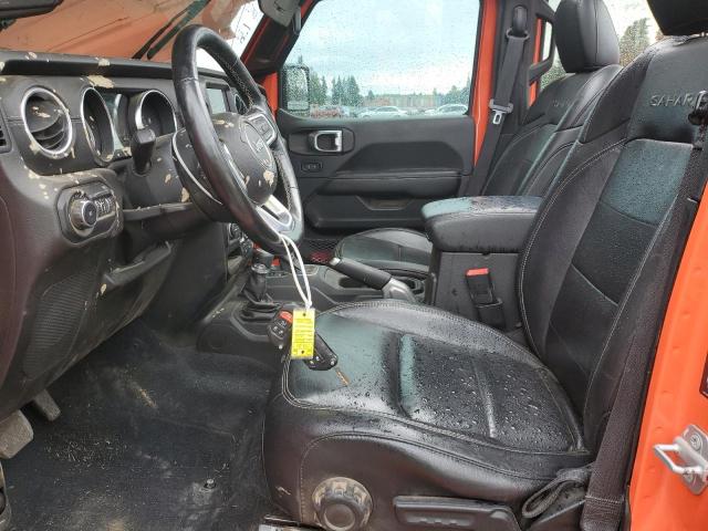 1C4HJXEN9LW178441 - 2020 JEEP WRANGLER UNLIMITED SAHARA ORANGE photo 7