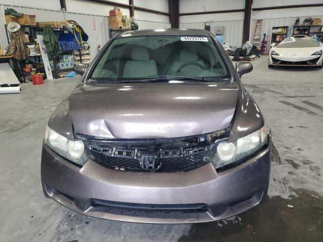 2HGFA1F57BH505856 - 2011 HONDA CIVIC LX BROWN photo 5