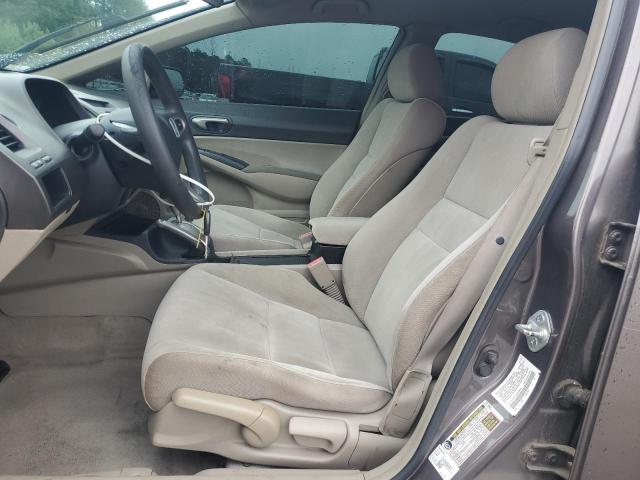 2HGFA1F57BH505856 - 2011 HONDA CIVIC LX BROWN photo 7