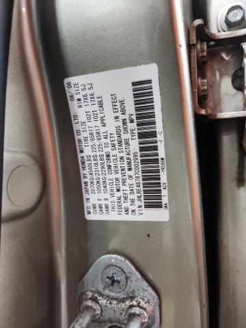 JHLRE48787C002995 - 2007 HONDA CR-V EXL Թուխ լուսանկար 14