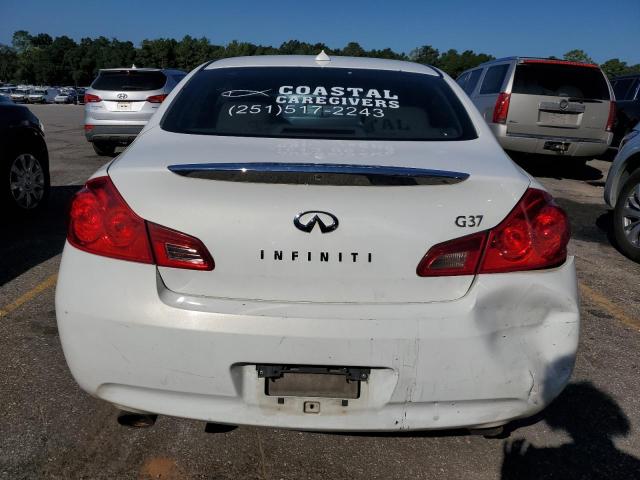 JNKCV61E09M310553 - 2009 INFINITI G37 BASE WHITE photo 6