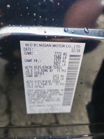 5N1DL0MN3HC517507 - 2017 INFINITI QX60 Синій фото 12