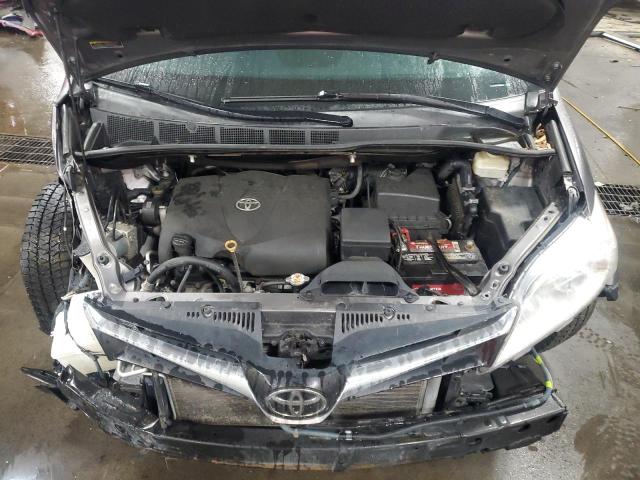 5TDKZ3DCXKS972791 - 2019 TOYOTA SIENNA LE ნაცრისფერი ფოტო 12