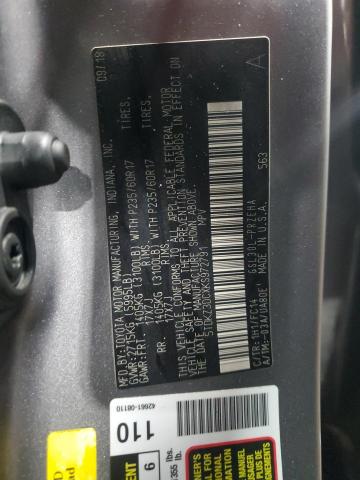 5TDKZ3DCXKS972791 - 2019 TOYOTA SIENNA LE ნაცრისფერი ფოტო 13