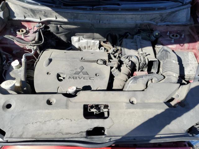 4A4AR3AU4FE053317 - 2015 MITSUBISHI OUTLANDER ES RED photo 11