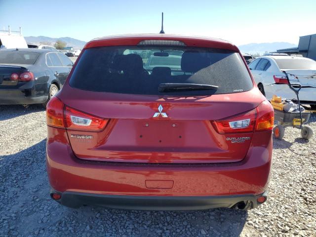 4A4AR3AU4FE053317 - 2015 MITSUBISHI OUTLANDER ES RED photo 6