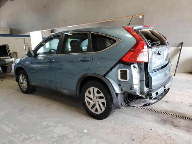 2HKRM4H57FH666089 - 2015 HONDA CR-V EX BLUE photo 2