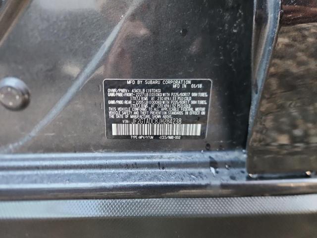 JF2GTADC8JH284238 - 2018 SUBARU CROSSTREK PREMIUM Czarny zdjęcie 14