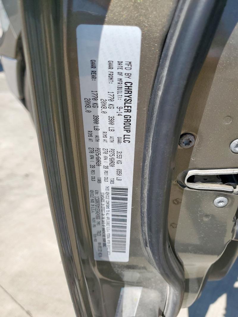 1C6RR7GM1ES424966 - 2014 RAM 1500 SLT TAN photo 12