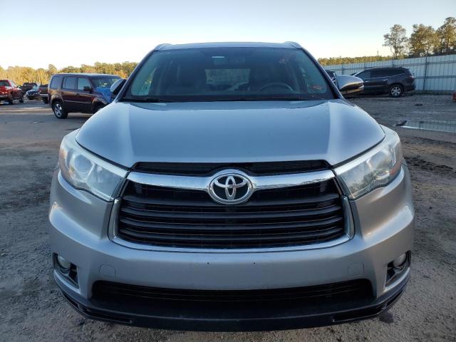 5TDJKRFH8GS500933 - 2016 TOYOTA HIGHLANDER XLE SILVER photo 5