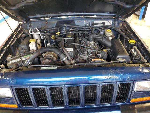 1J4FF48S9YL187717 - 2000 JEEP CHEROKEE SPORT 蓝色 照片 12