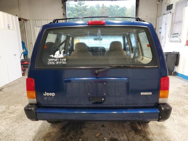 1J4FF48S9YL187717 - 2000 JEEP CHEROKEE SPORT 蓝色 照片 6