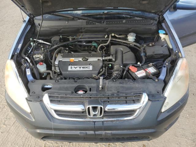 JHLRD78822C812273 - 2002 HONDA CR-V EX BLUE photo 12