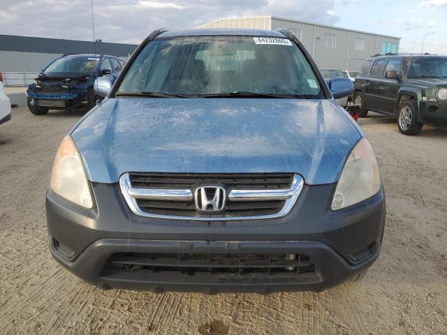 JHLRD78822C812273 - 2002 HONDA CR-V EX BLUE photo 5