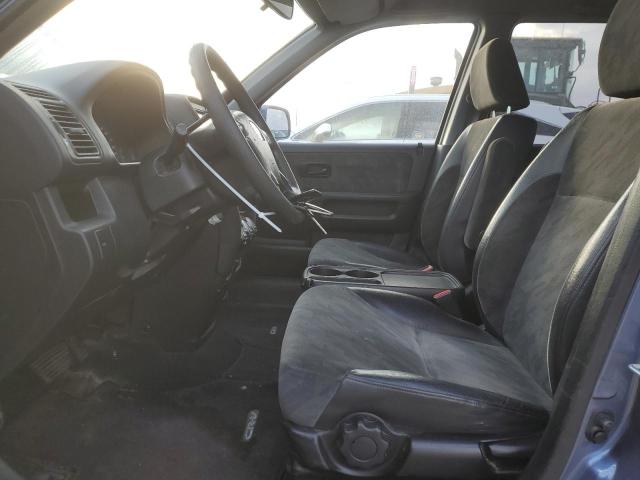 JHLRD78822C812273 - 2002 HONDA CR-V EX BLUE photo 7