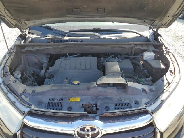 5TDKKRFH9ES021065 - 2014 TOYOTA HIGHLANDER XLE BLACK photo 12