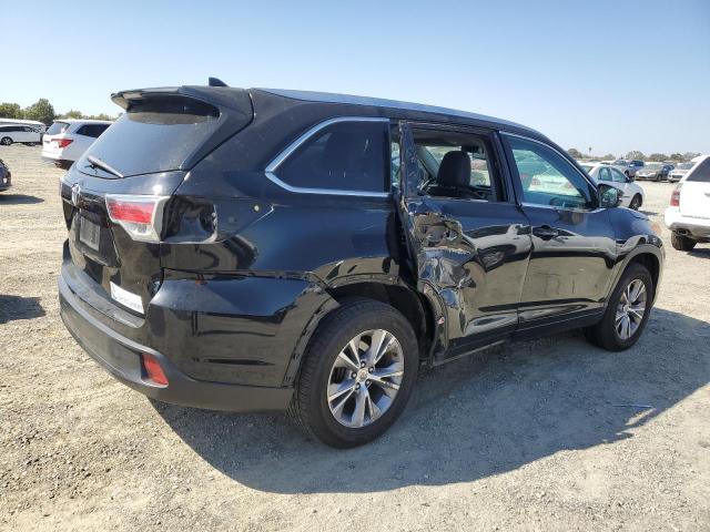 5TDKKRFH9ES021065 - 2014 TOYOTA HIGHLANDER XLE BLACK photo 3