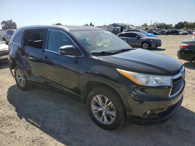 5TDKKRFH9ES021065 - 2014 TOYOTA HIGHLANDER XLE BLACK photo 4