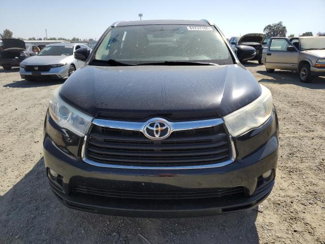 5TDKKRFH9ES021065 - 2014 TOYOTA HIGHLANDER XLE BLACK photo 5