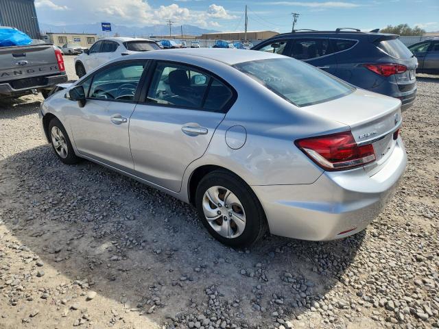 19XFB2F55FE076350 - 2015 HONDA CIVIC LX SILVER photo 2