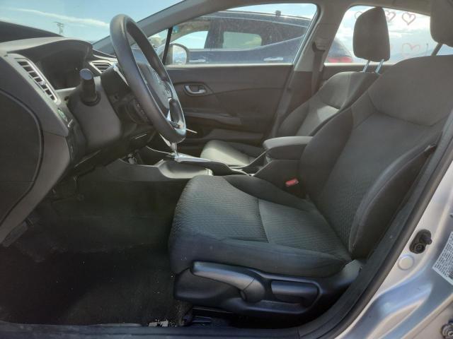 19XFB2F55FE076350 - 2015 HONDA CIVIC LX SILVER photo 7