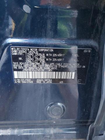 JTMZFREV0JJ740108 - 2018 TOYOTA RAV4 LE BLUE photo 14