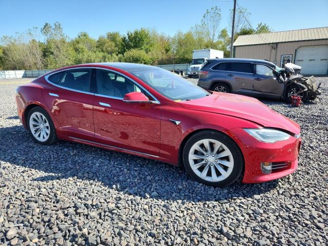5YJSA1E23JF254648 - 2018 TESLA MODEL S Կարմիր լուսանկար 4