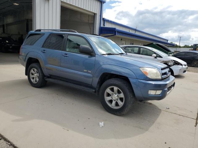 JTEBU14R640037583 - 2004 TOYOTA 4RUNNER SR5 BLUE photo 4