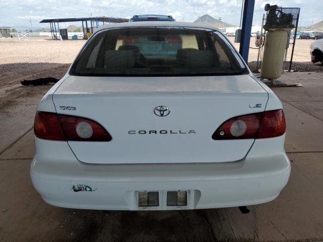 1NXBR12E62Z618069 - 2002 TOYOTA COROLLA CE WHITE photo 6
