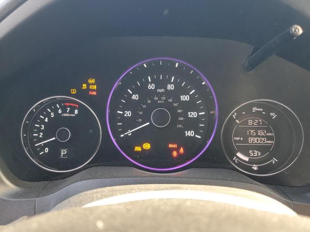 3CZRU6H7XGM736638 - 2016 HONDA HR-V EXL BLUE photo 9