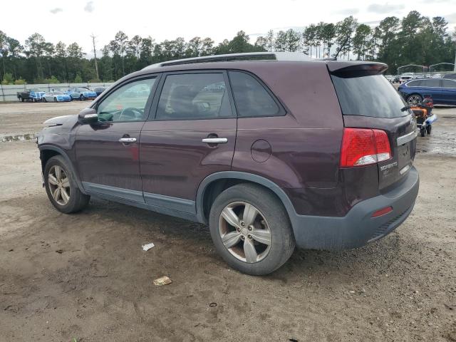 5XYKU3A66DG396324 - 2013 KIA SORENTO EX MAROON photo 2