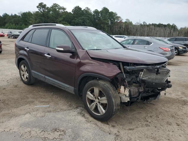 5XYKU3A66DG396324 - 2013 KIA SORENTO EX MAROON photo 4
