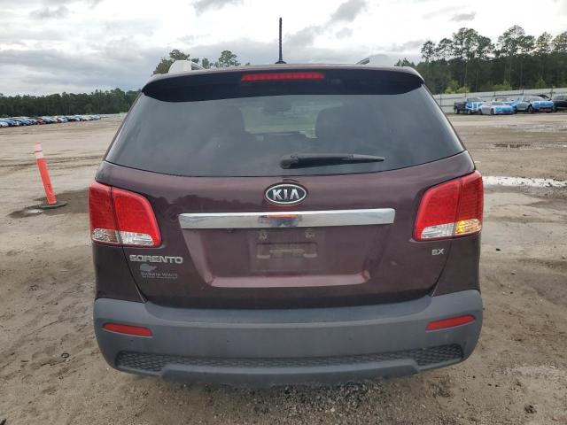 5XYKU3A66DG396324 - 2013 KIA SORENTO EX MAROON photo 6