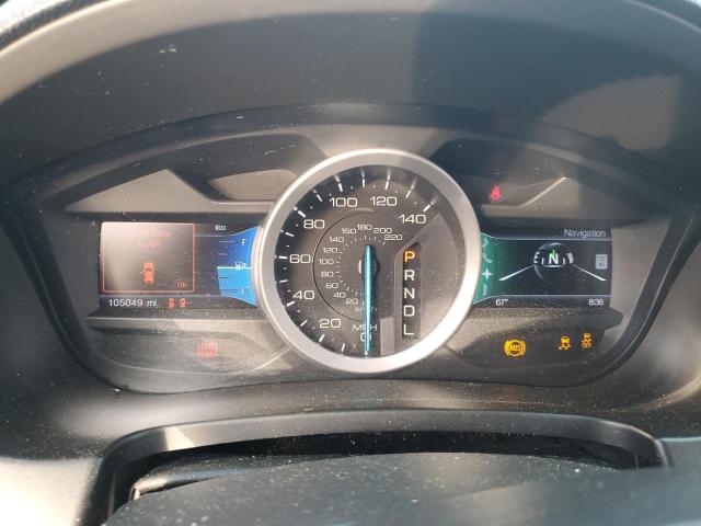 1FM5K7D92DGB23843 - 2013 FORD EXPLORER XLT Biały zdjęcie 9