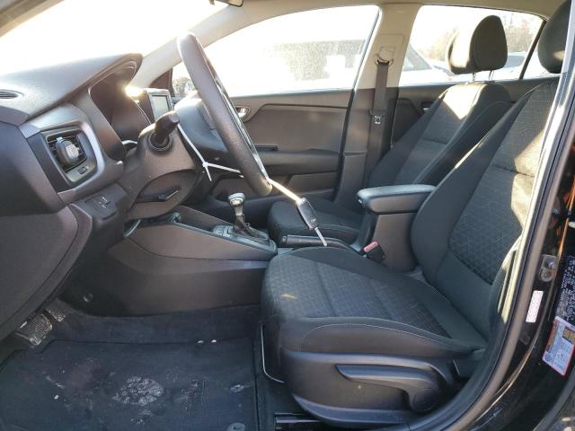 3KPA25AD0LE279930 - 2020 KIA RIO LX BLACK photo 7