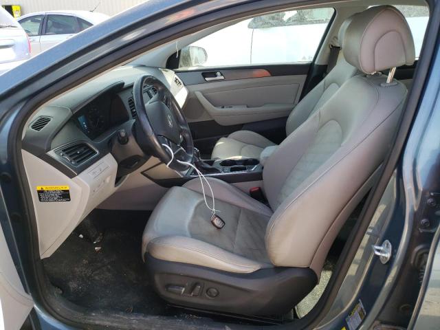 5NPE34AF9FH126585 - 2015 HYUNDAI SONATA SPORT BLUE photo 13