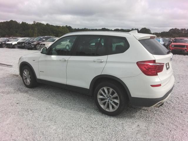 5UXWZ7C55F0M83394 - 2015 BMW X3 SDRIVE28I WHITE photo 2