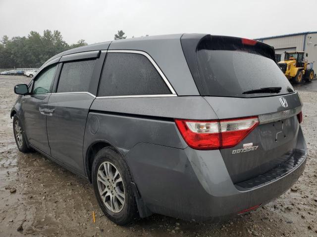 5FNRL5H65BB002075 - 2011 HONDA ODYSSEY EXL GRAY photo 2