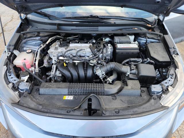 5YFEPMAE5MP253720 - 2021 TOYOTA COROLLA LE BLUE photo 11